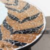 Bàn trà cafe mosaic chiếc lá MT003