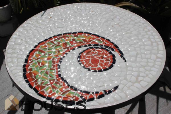 Bàn trà cafe mosaic mặt trăng mt004