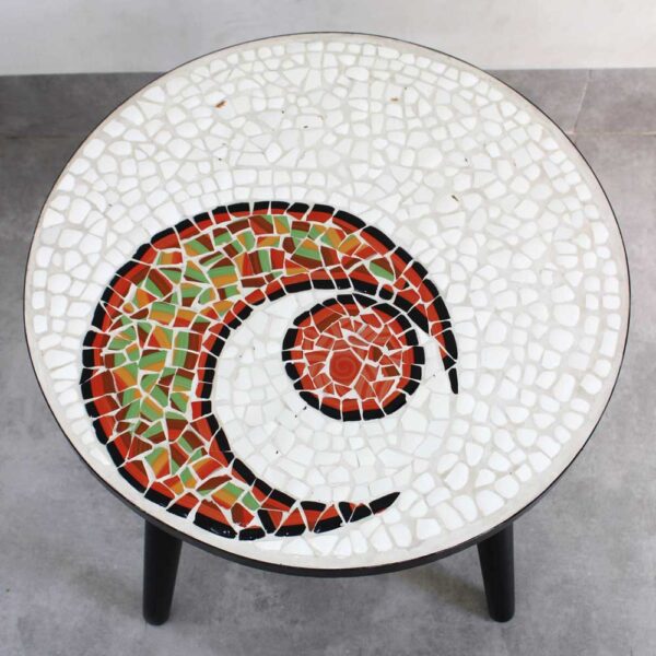 Bàn trà cafe mosaic mặt trăng mt004