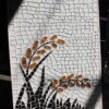 Bàn cafe ngoài trời mosaic bông lúa mt101d