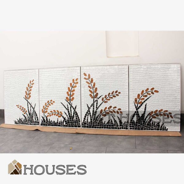 Tranh ghép mosaic bông lúa mt101