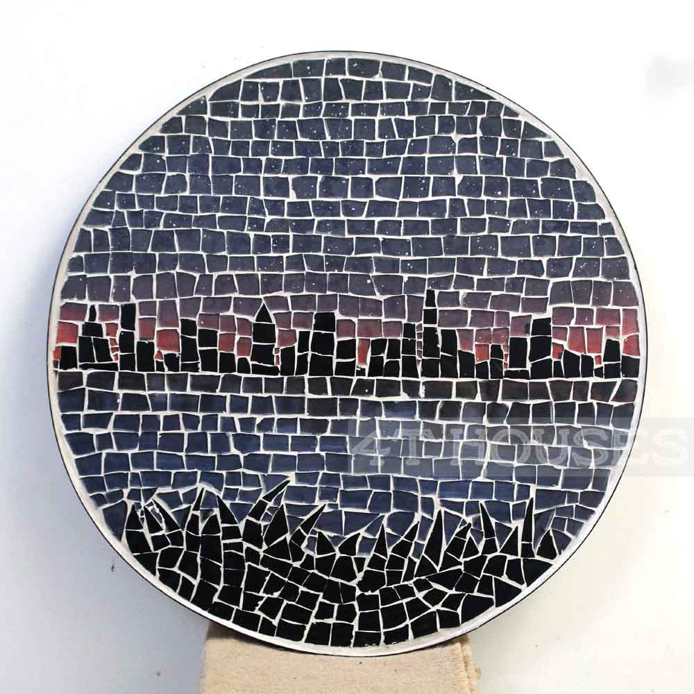 Bàn trà mosaic thành phố đêm MT0012 4T Houses