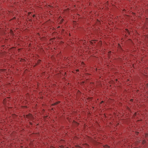 Đá mài terrazzo nền đỏ hạt kính trong TE1300