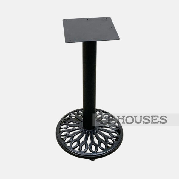 Chân bàn cafe đế gang tròn hoa văn CB01B