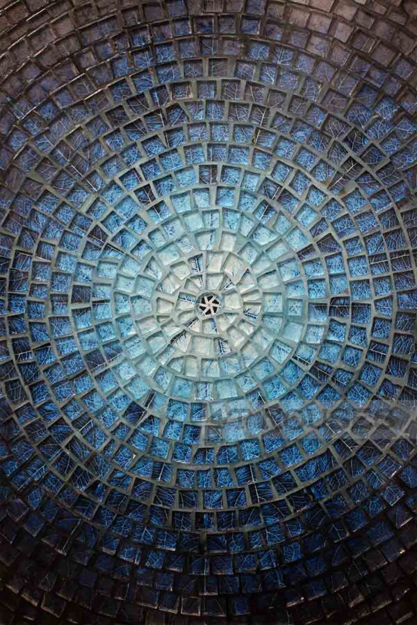 Bàn tròn kính mosaic MT0037B