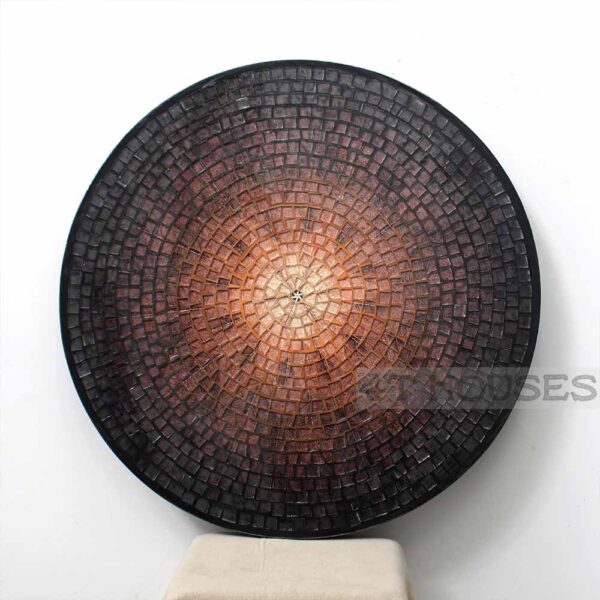 Bàn tròn kính mosaic MT0037E