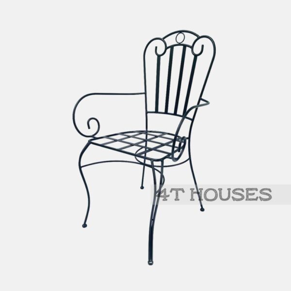 Ghế sắt cafe ngoài trời hoa văn cổ điển GHE06A