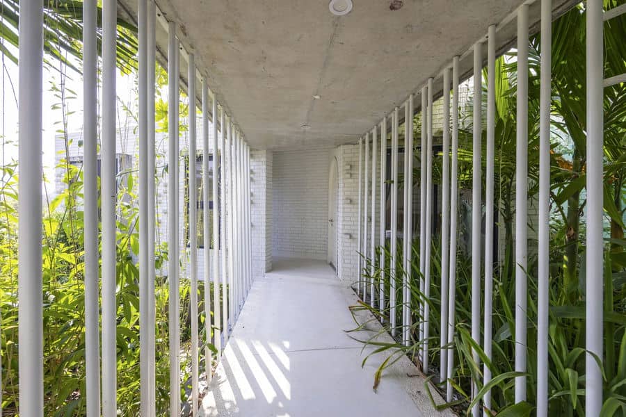 Hành lang kết nối công trình 