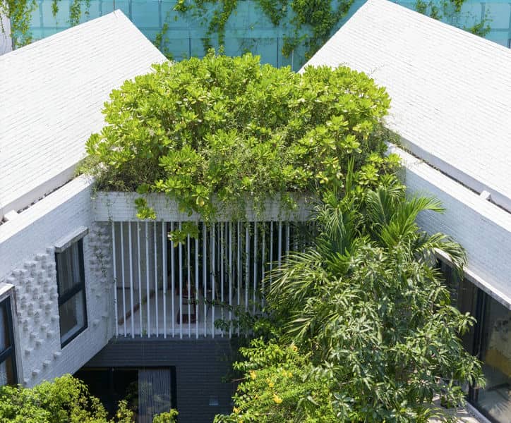 hành lang lãng mạn kết nối các khối nhà