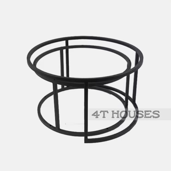 Chân bàn sắt đôi lớn nhỏ khung tròn CB121