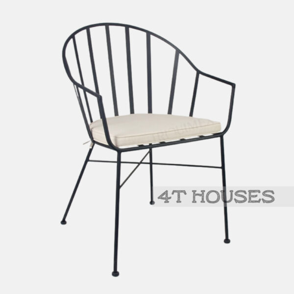 Ghế sắt dáng vòm sọc dọc GHE124