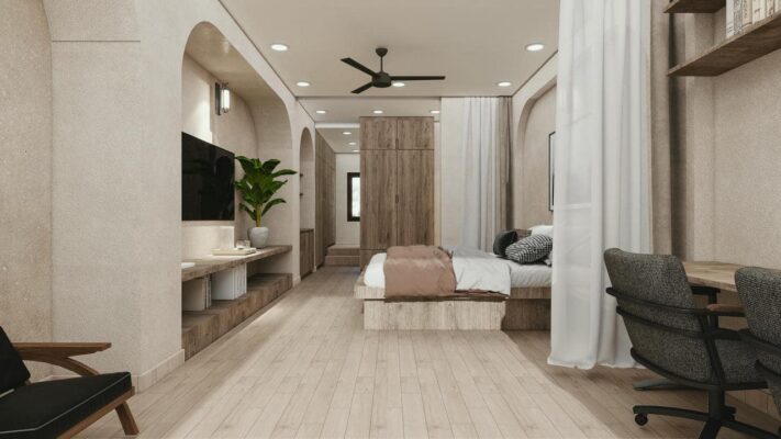 Ngọc Room Interior by 4T House