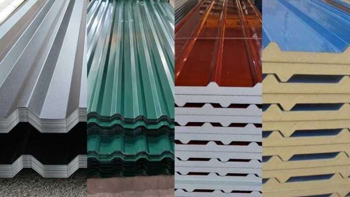 Các loại vật liệu mái tôn cho nhà lắp ghép