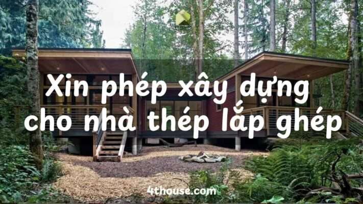 Xin phép xây dựng cho nhà thép lắp ghép