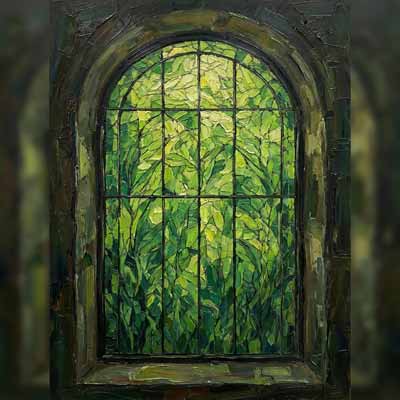 Mẫu cửa sổ kính màu 4T House